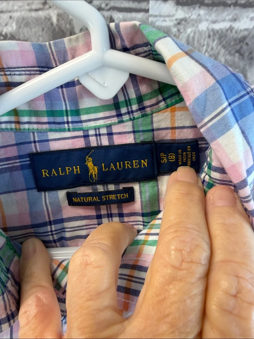 Ralph Lauren Multicolor Plaid Short-Sleeve Button-Down Shirt